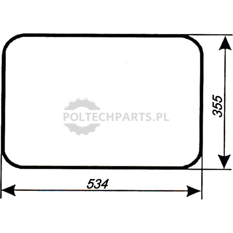 Szyba tylna | poltechparts.pl