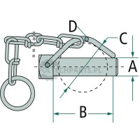 Rurowa zawleczka zatrzaskowa - 20099119 - Sklep rolniczy PoltechParts
