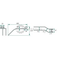 Palec zgrabiarki pokosowej - 525600036 - Sklep rolniczy PoltechParts