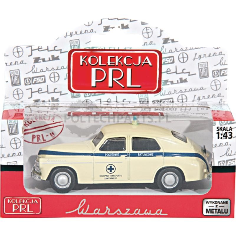 Warszawa M-20 Pogotowie ratunkowe - 62790045 - Sklep rolniczy PoltechParts