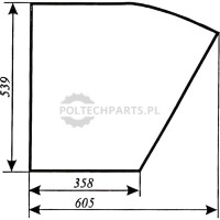 Szyba drzwi | poltechparts.pl