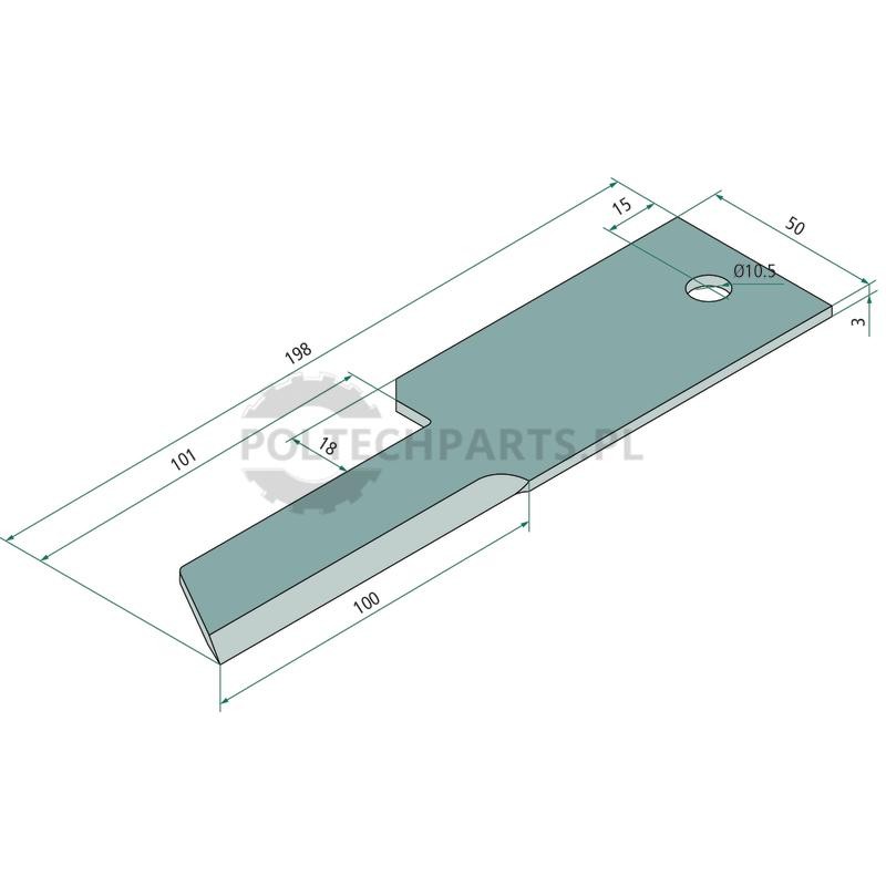 Schlegelmesser - 12424123 - Sklep rolniczy PoltechParts