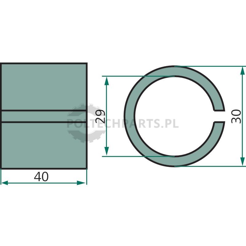 Tulejka - 64780472835F - Sklep rolniczy PoltechParts