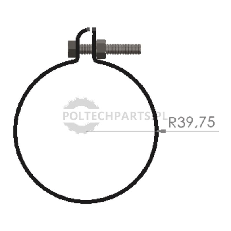 Zacisk - 23815AGT0280 - Sklep rolniczy PoltechParts