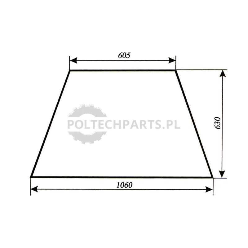 Szyba boczna | poltechparts.pl
