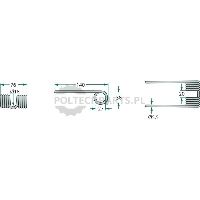 Palec podbieracza - 525938158.0/10 - Sklep rolniczy PoltechParts