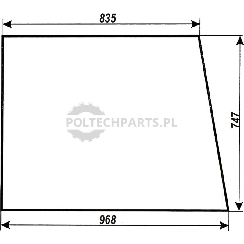 Szyba boczna | poltechparts.pl