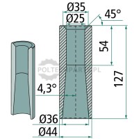 Tuleja do przyspawania | poltechparts.pl