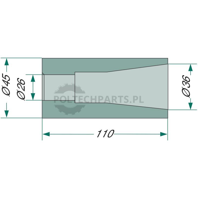 Tuleja do przyspawania | poltechparts.pl