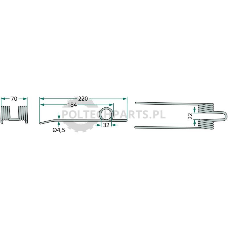 Palec podbieracza - 525161367/10 - Sklep rolniczy PoltechParts