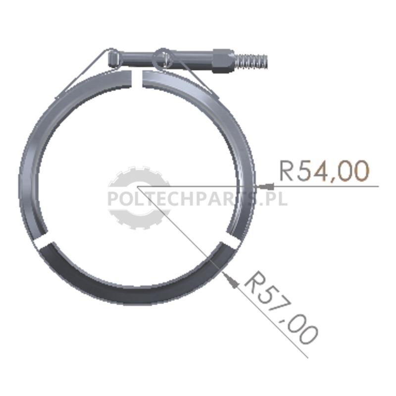 Opaska zaciskowa - 23815AGT0770 - Sklep rolniczy PoltechParts