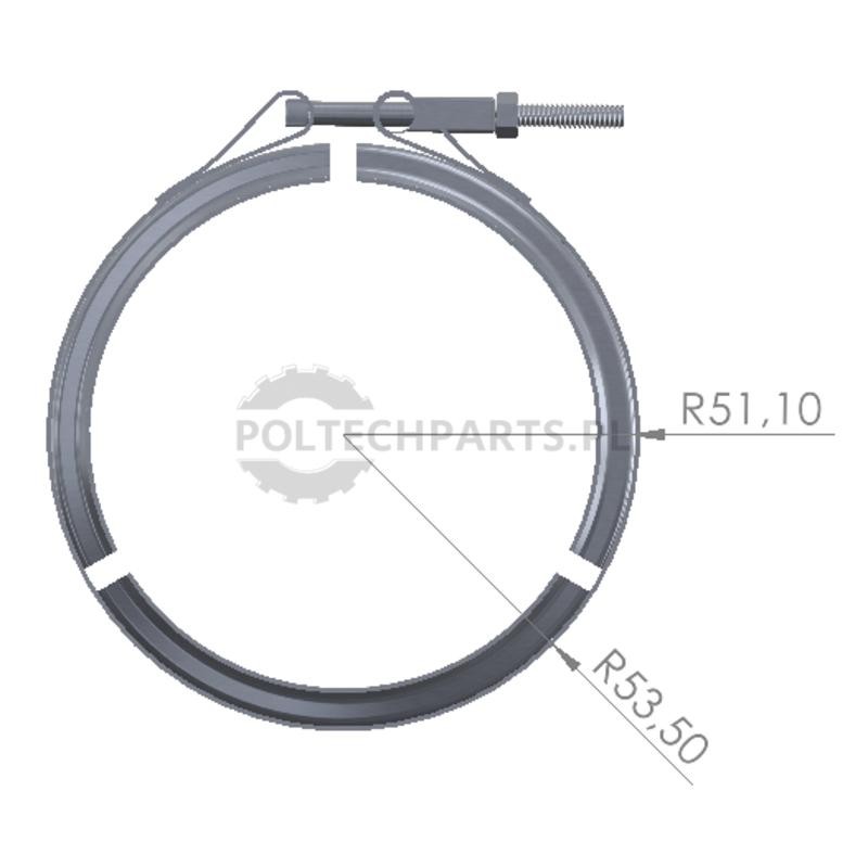 Opaska zaciskowa - 23815AGT0789 - Sklep rolniczy PoltechParts