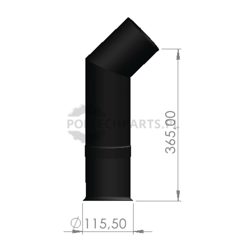 Rura wydechowa - 23815AGT0050 - Sklep rolniczy PoltechParts