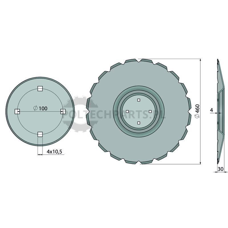 Talerz kroju | poltechparts.pl