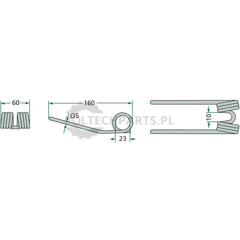 Palec podbieracza - 525278552.0/10 - Sklep rolniczy PoltechParts