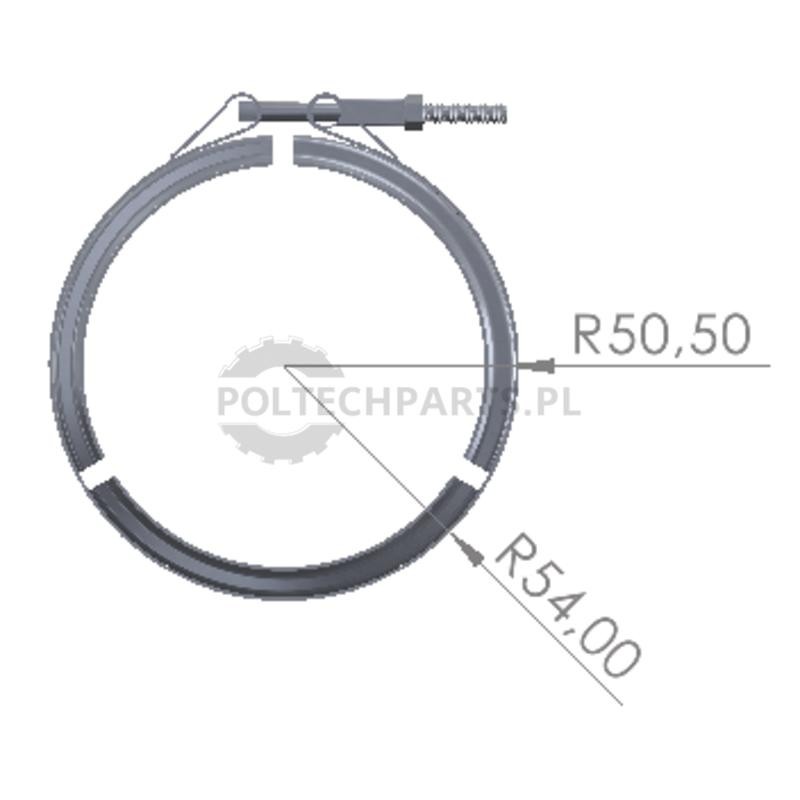 Opaska zaciskowa - 23815AGT0774 - Sklep rolniczy PoltechParts