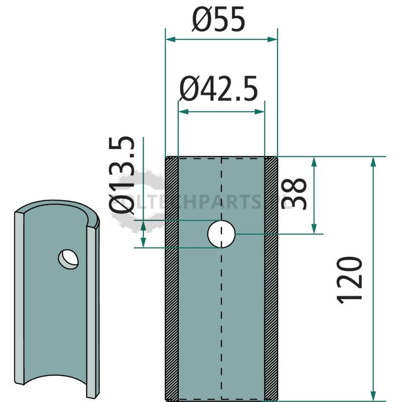 Tuleja do przyspawania | poltechparts.pl