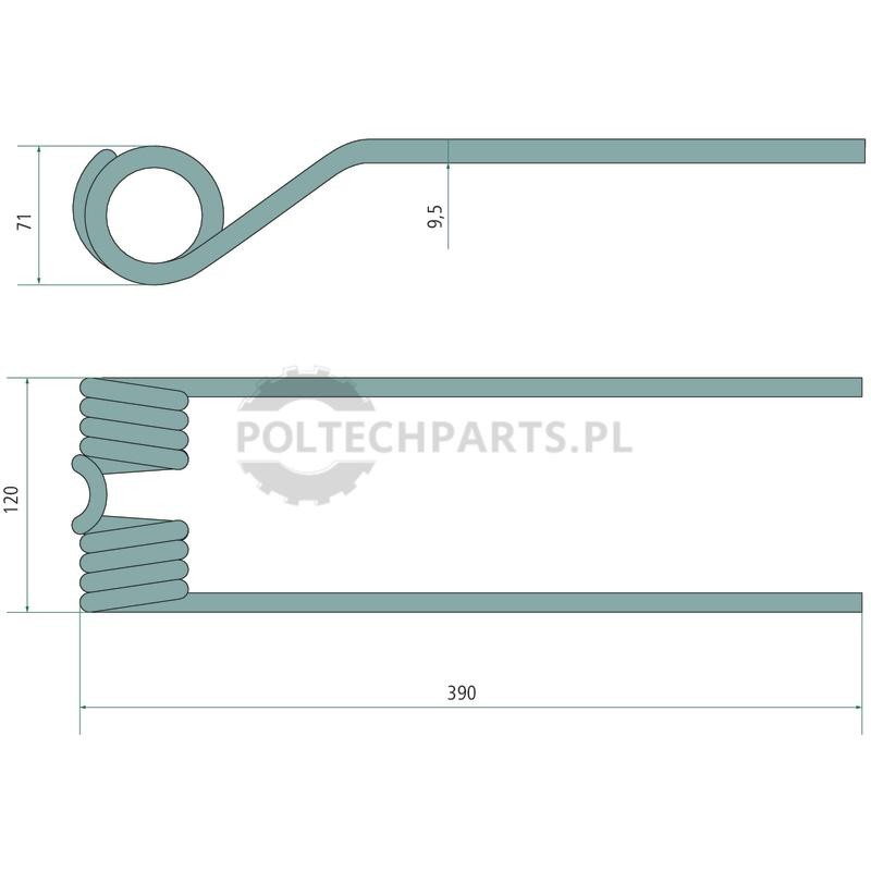 Kreiselheuerzinken - 19349860 - Sklep rolniczy PoltechParts