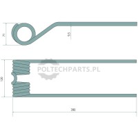 Kreiselheuerzinken - 19349860 - Sklep rolniczy PoltechParts