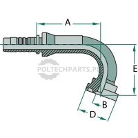 PN 20 SFL 1" 135° | poltechparts.pl