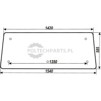 Szyba tylna | poltechparts.pl
