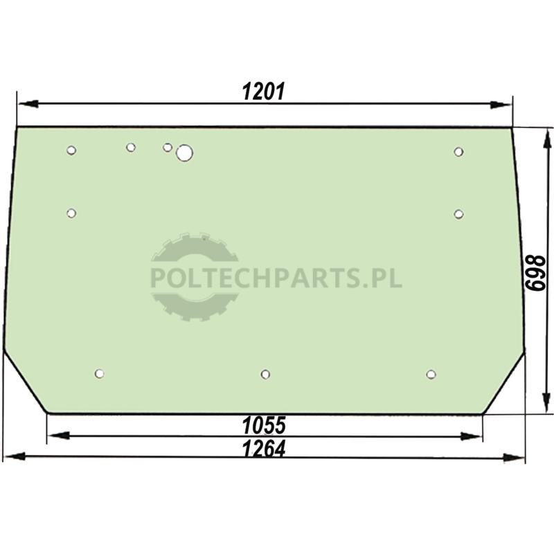 Szyba tylna | poltechparts.pl