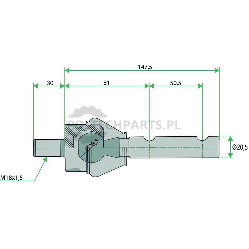 Przegub osiowy | poltechparts.pl
