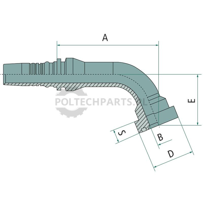 PN 32 SFS-CAT 1.1/4" 67,5° IL | poltechparts.pl