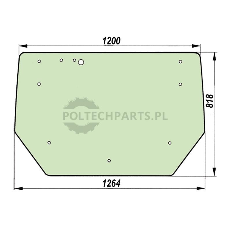 Szyba tylna | poltechparts.pl