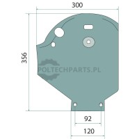 Gleitkufe - 11011695 - Sklep rolniczy PoltechParts