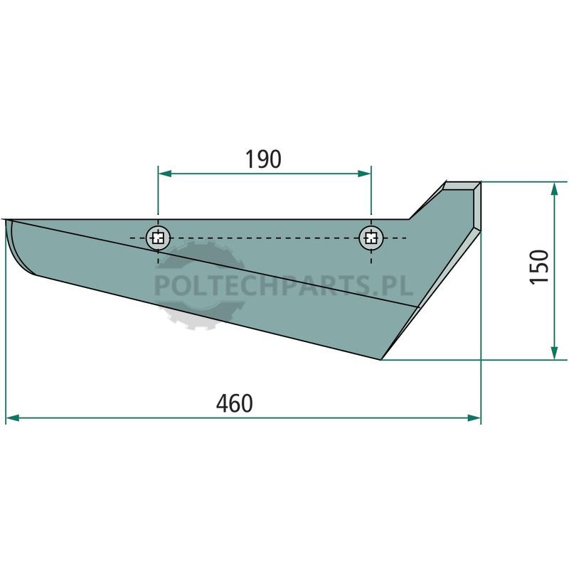 Lemiesz wyorywacza - 18034-801R - Sklep rolniczy PoltechParts