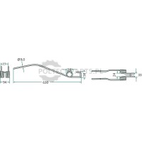 Palec zgrabiarki pokosowej - 52516504331/10 - Sklep rolniczy PoltechParts