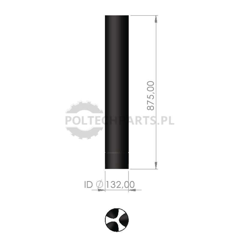 Rura wydechowa - 23815AGT0209 - Sklep rolniczy PoltechParts