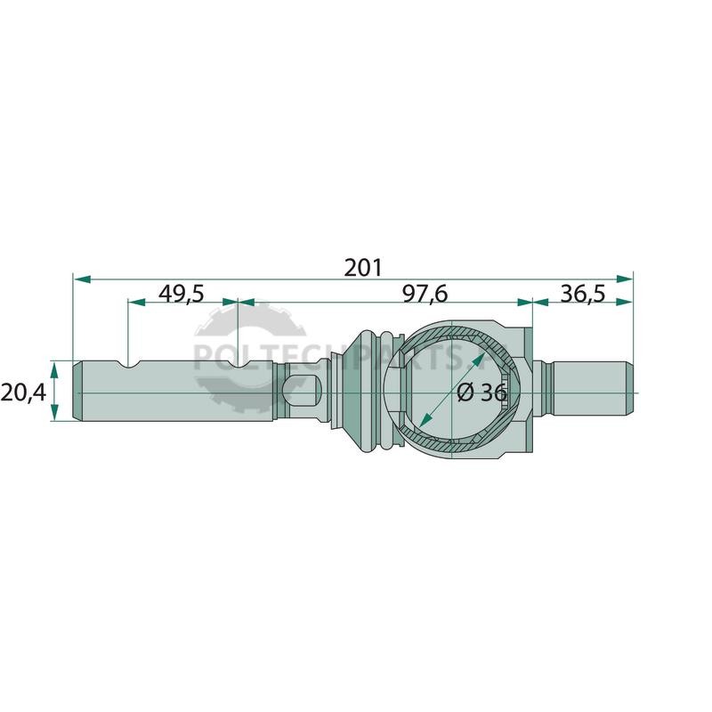Przegub osiowy | poltechparts.pl