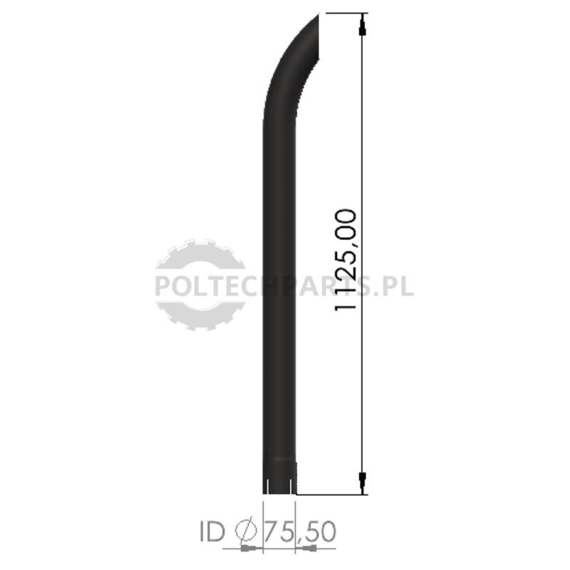 Rura wydechowa - 23815AGT0043 - Sklep rolniczy PoltechParts