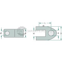Gabelgelenk | poltechparts.pl
