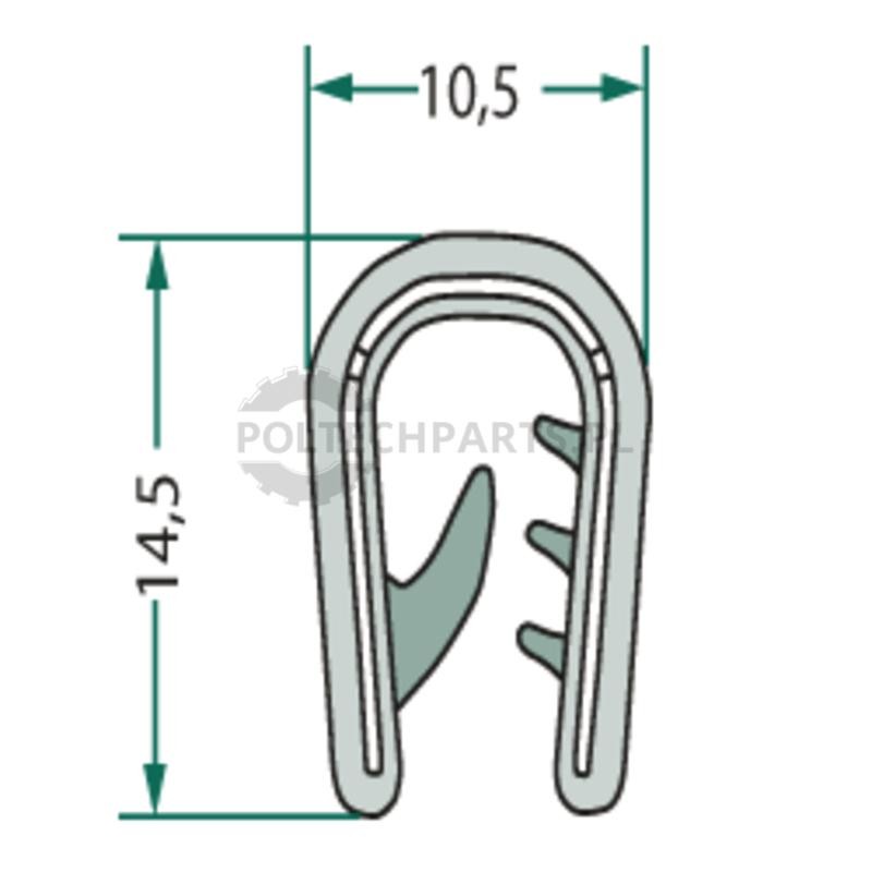 Uszczelka - 654A1021/25 - Sklep rolniczy PoltechParts