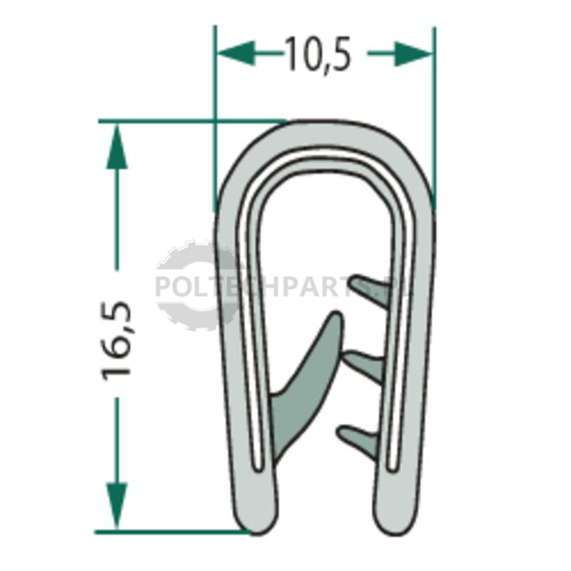 Uszczelka - 654A1024/4/25 - Sklep rolniczy PoltechParts