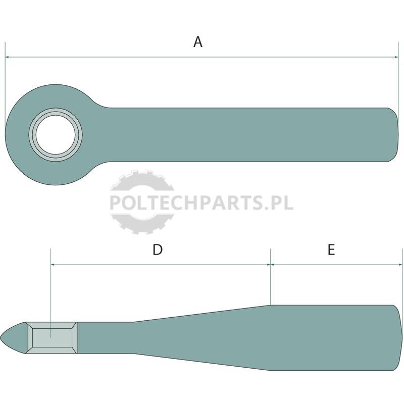 Ucho zaczepu | poltechparts.pl