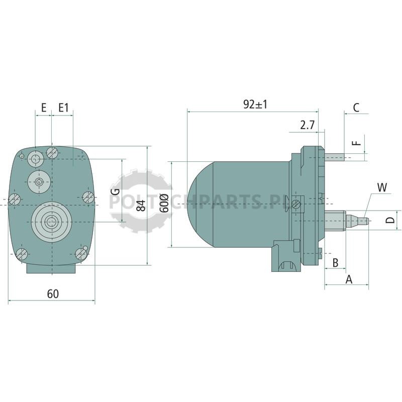 Silniczek wycieraczek - 65499845 - Sklep rolniczy PoltechParts