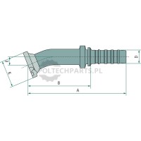 PNB 25 SFL 1 1/4" 22°M | poltechparts.pl