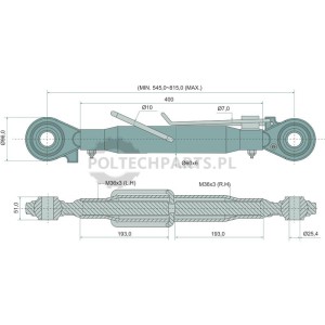 Mechanischer Oberlenker