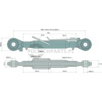 Mechanischer Oberlenker - 19331471 - Sklep rolniczy PoltechParts