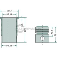 Zestaw naprawczy silnika - 38002071 - Sklep rolniczy PoltechParts