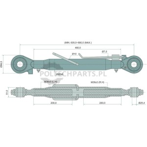 Mechanischer Oberlenker