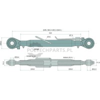 Mechanischer Oberlenker - 19338084 - Sklep rolniczy PoltechParts