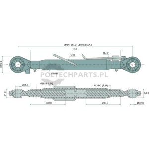Mechanischer Oberlenker