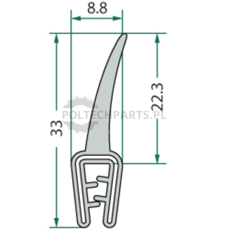 Uszczelka - 654A1500/25 - Sklep rolniczy PoltechParts