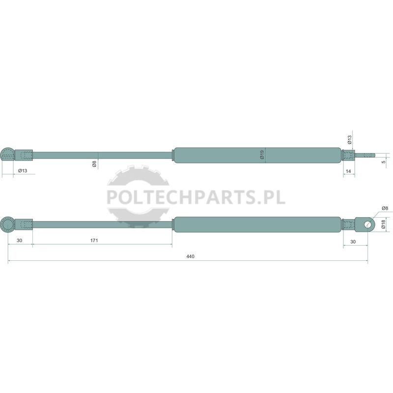 Gasfeder | poltechparts.pl
