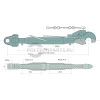 Mechanischer Oberlenker - 19315918 - Sklep rolniczy PoltechParts
